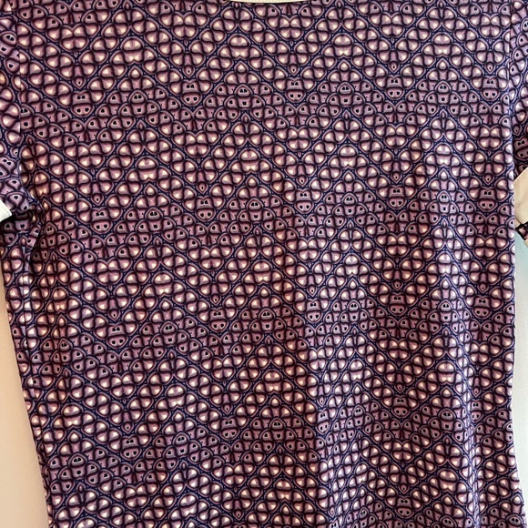LuLaRoe S Julia Purple with Dark Purple Patterned Pencil Dress XXS - Picture 4 of 9